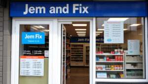 Jem & Fix Tidaholm – öppettider, adress, sortiment och lön