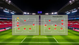 Real Madrid mot Osasuna laguppställning 2025